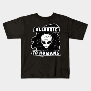 Allergic to humans Kids T-Shirt